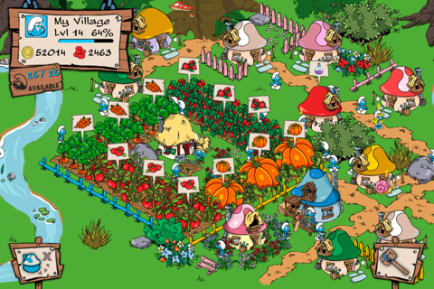 screenshot smurf's village puffi