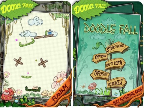 doodle fall ios puzzle