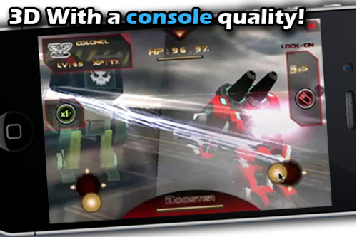 Battle 3D Robot Sky