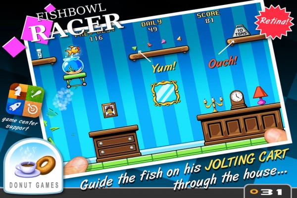 fishbowl racer donut games