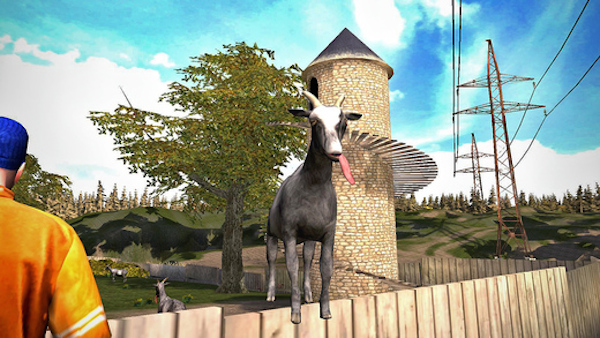 Screenshot del gioco Goat Simulator