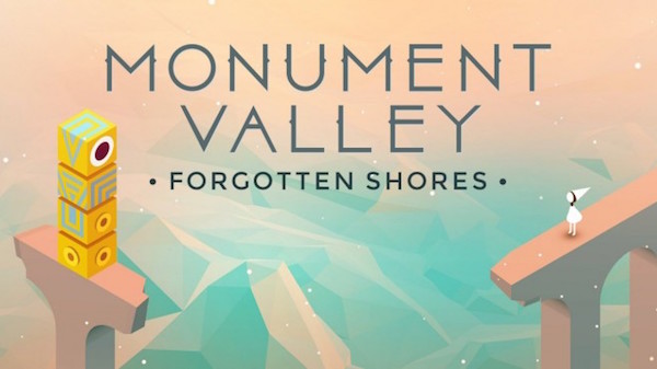 Immagine di presentazione dell'espansione Forgotten Shores per il gioco Monument Valley