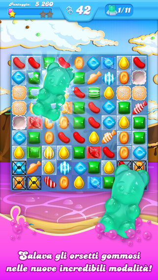 Screenshot del gioco Candy Crush Soda Saga