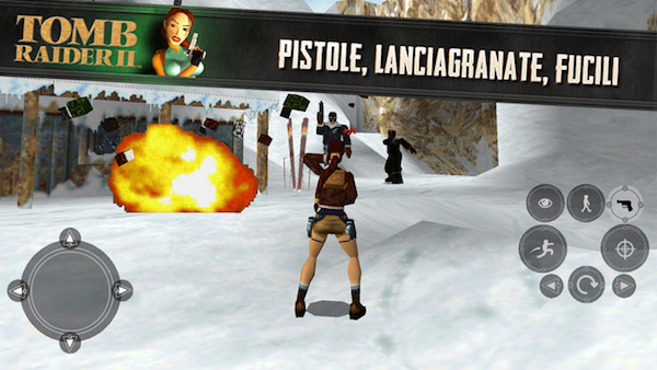 Screenshot del gioco Tom Raider II per iOS