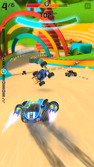 Screenshot del gioco Rocket Cars