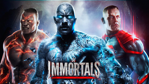 Screenshot del gioco WWE Immortals
