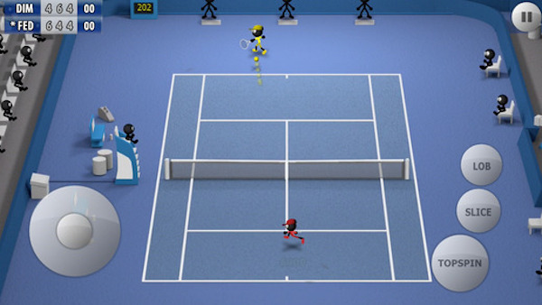 Screenshot del gioco Stickman Tennis 2015