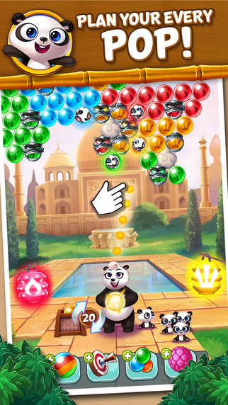 Screenshot del gioco Panda Pop - Bubble Shooter