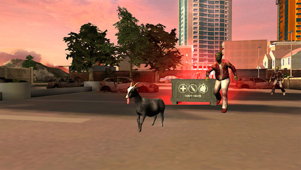 Screenshot del gioco Goat Simulator GoatZ