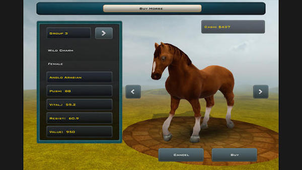 Screenshot del gioco Race Horses Champions 2