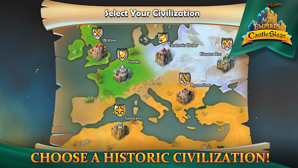 Immagine di presentazione del gioco Age of Empires: Castle Siege