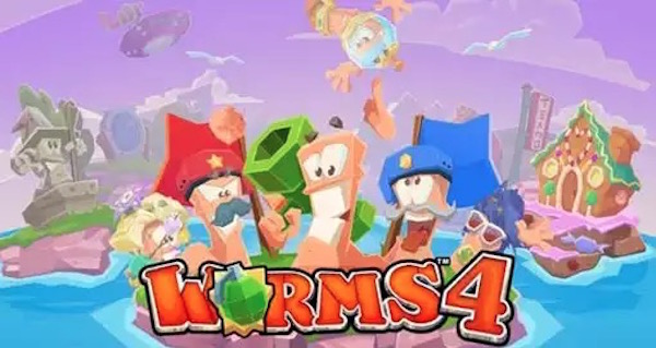 Immagine di presentazione del gioco Worms 4