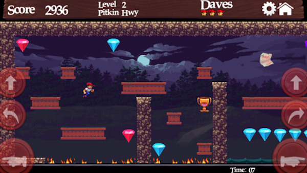 Screenshot del gioco Dangerous Dave
