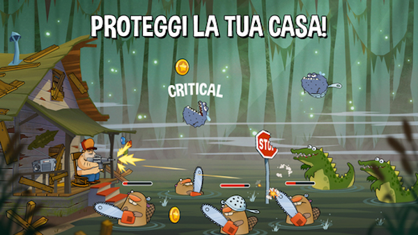 Screenshot di Swamp Attack